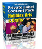 Thumbnail Private Label Content Pack - Hobbies, Arts and Crafts