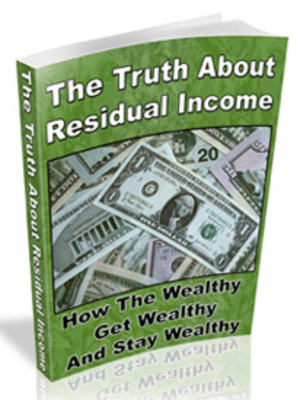 Product picture The Truth About Residual Income