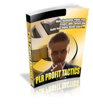 Product picture PLR Profit Tactics