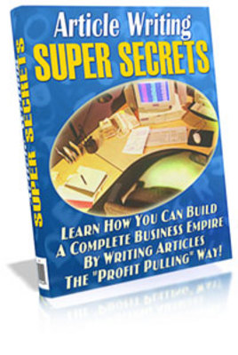 Product picture Article Writing Super Secrets