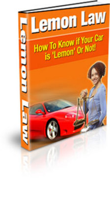 Product picture Lemon Law - How To Know if Your Car is Lemon Or Not!
