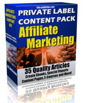 Product picture Private Label Content Pack - Affiliate Marketing