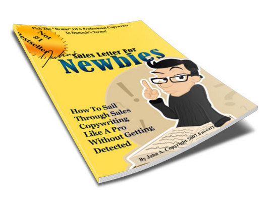 Product picture Sales Letter For Newbies